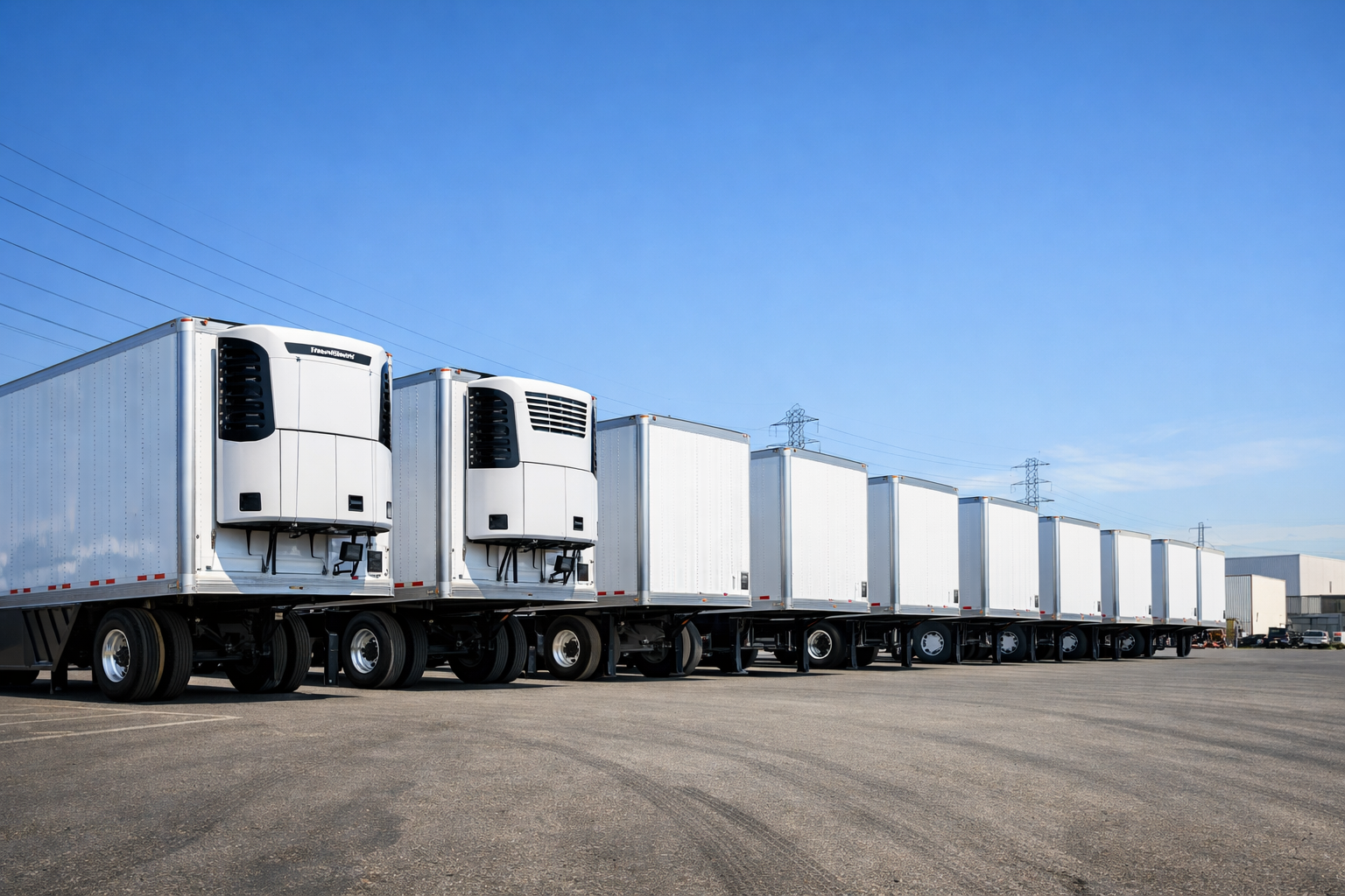 Fleet of trailers